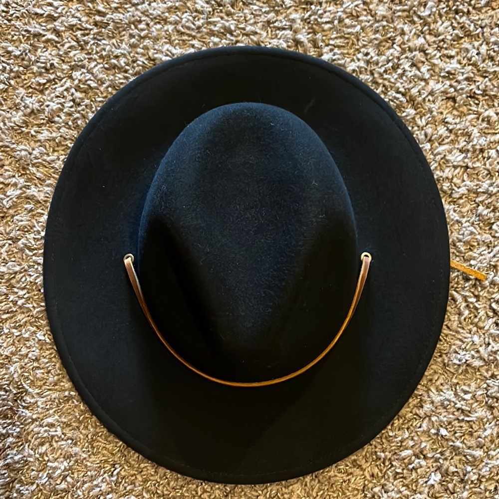 Brixton wide brim hat.